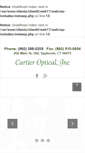 Mobile Screenshot of cartieropticalinc.com